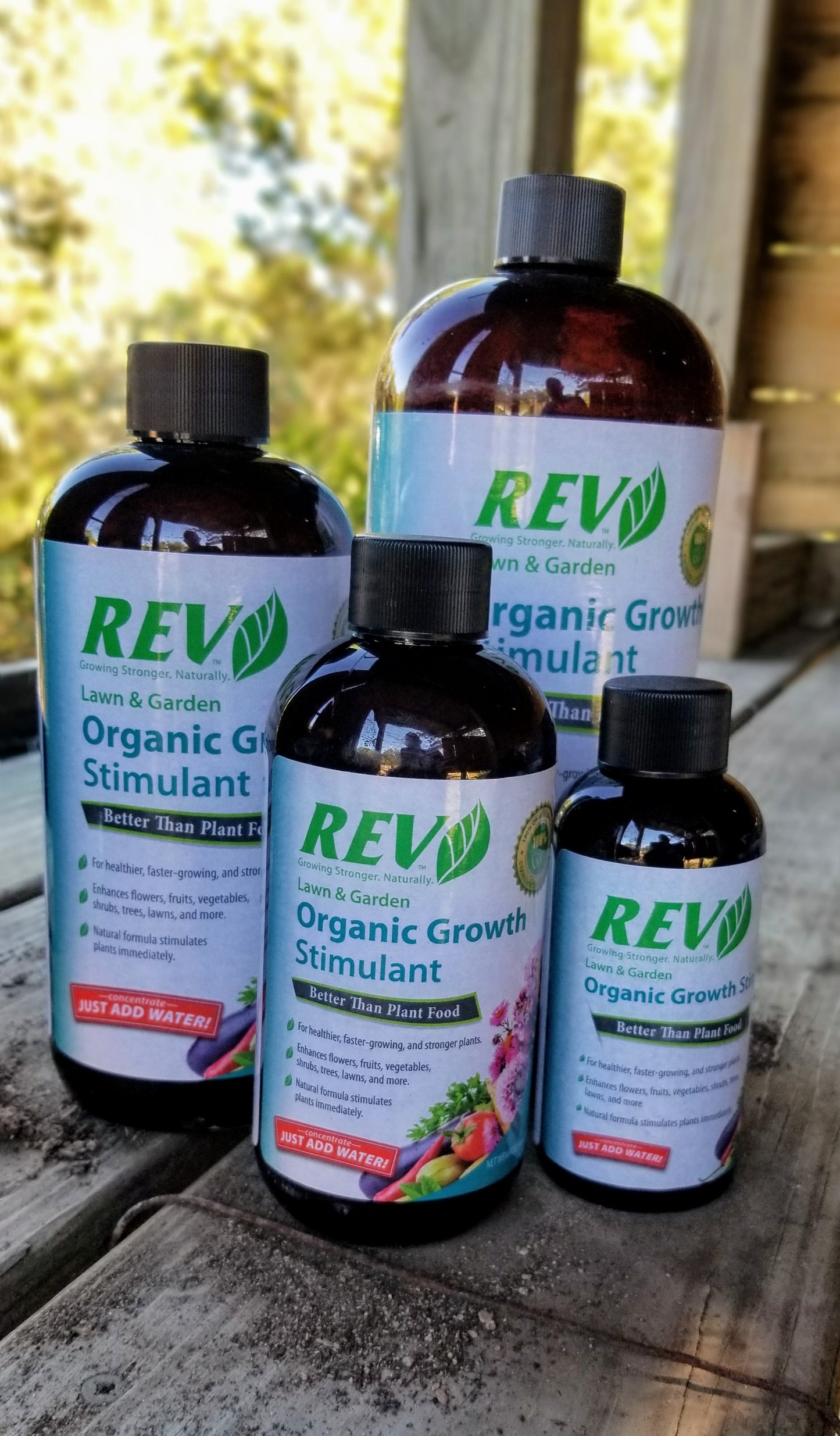 Organic REV – Organic Growth Booster (Available in 8oz, 16oz, 32oz bottles)
